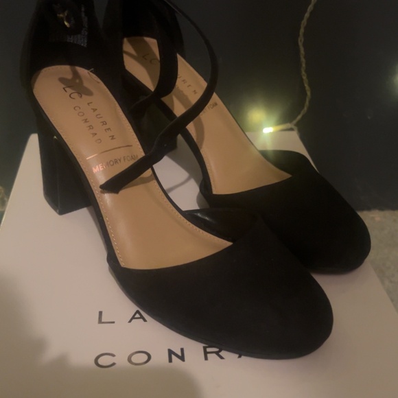 Lauren Conrad Black High Heels - Picture 1 of 3